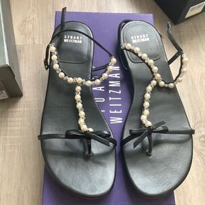 Stuart Weitzman pearl sandals